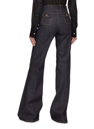 Back View - Click To Enlarge - GIAMBATTISTA VALLI - Bootcut Jeans