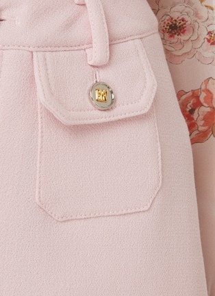  - GIAMBATTISTA VALLI - flap Pocket Appliqué Mini Skirt