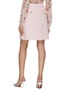 Back View - Click To Enlarge - GIAMBATTISTA VALLI - flap Pocket Appliqué Mini Skirt