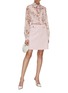 Figure View - Click To Enlarge - GIAMBATTISTA VALLI - flap Pocket Appliqué Mini Skirt