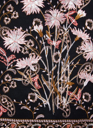  - GIAMBATTISTA VALLI - Floral Embroidered Knit Tank Top