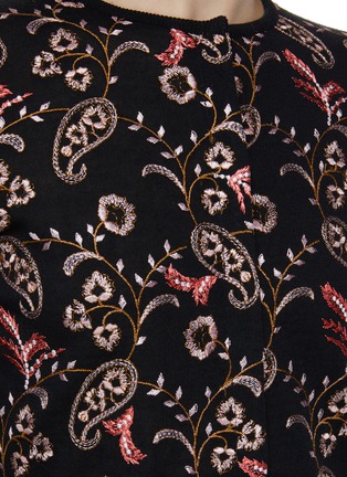  - GIAMBATTISTA VALLI - Floral Embroidered Knit Cardigan