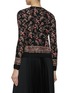 Back View - Click To Enlarge - GIAMBATTISTA VALLI - Floral Embroidered Knit Cardigan