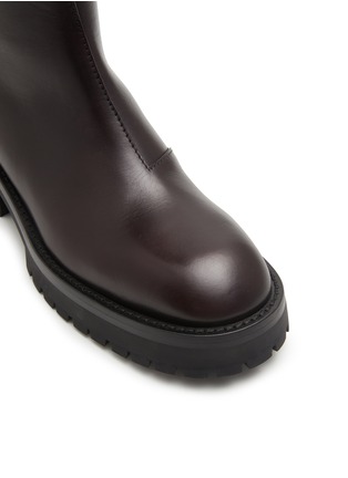 Detail View - Click To Enlarge - ANN DEMEULEMEESTER - Nes Tall Leather Riding Boots