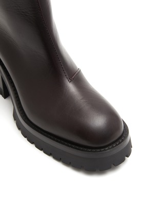 Detail View - Click To Enlarge - ANN DEMEULEMEESTER - Tanse 70 Leather Riding Boots