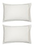 Main View - Click To Enlarge - RIVOLTA CARMIGNANI  - Crystal Sartorial Pillowcase Set Of 2 — Alabastro