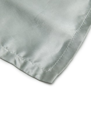 Detail View - Click To Enlarge - RIVOLTA CARMIGNANI  - Lazy Silk Pillow Case Set Of 2 — Verde Rugiada