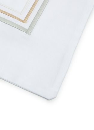 Detail View - Click To Enlarge - RIVOLTA CARMIGNANI  - Crystal Sartorial Pillowcase Set Of 2 — Bianco