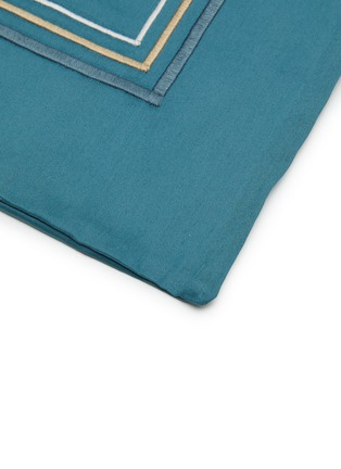 Detail View - Click To Enlarge - RIVOLTA CARMIGNANI  - Crystal Sartorial Pillowcase Set Of 2 — Verde Ottanio