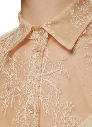  - ERMANNO SCERVINO - Sheer Lace Shirt