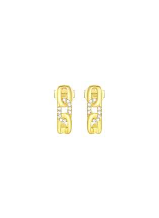 Main View - Click To Enlarge - LC COLLECTION JEWELLERY - Diamond 18K Gold Earrings
