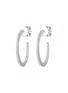 Main View - Click To Enlarge - LC COLLECTION JEWELLERY - Diamond 18K White Gold Earrings
