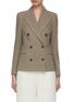 Main View - Click To Enlarge - BRUNELLO CUCINELLI - Double Breasted Peak Lapel Blazer