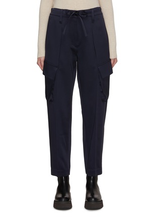 Main View - Click To Enlarge - BRUNELLO CUCINELLI - Satin Cargo Joggers
