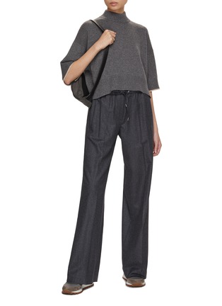 Figure View - Click To Enlarge - BRUNELLO CUCINELLI - Three Quarter Sleeve Knit Top