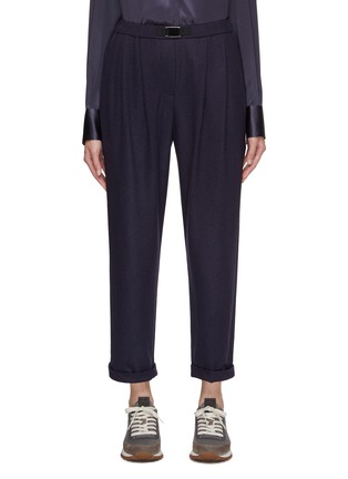Main View - Click To Enlarge - BRUNELLO CUCINELLI - Belted Cashmere Pants