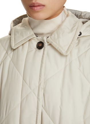 Detail View - Click To Enlarge - BRUNELLO CUCINELLI - Quilted Hooded Jacket
