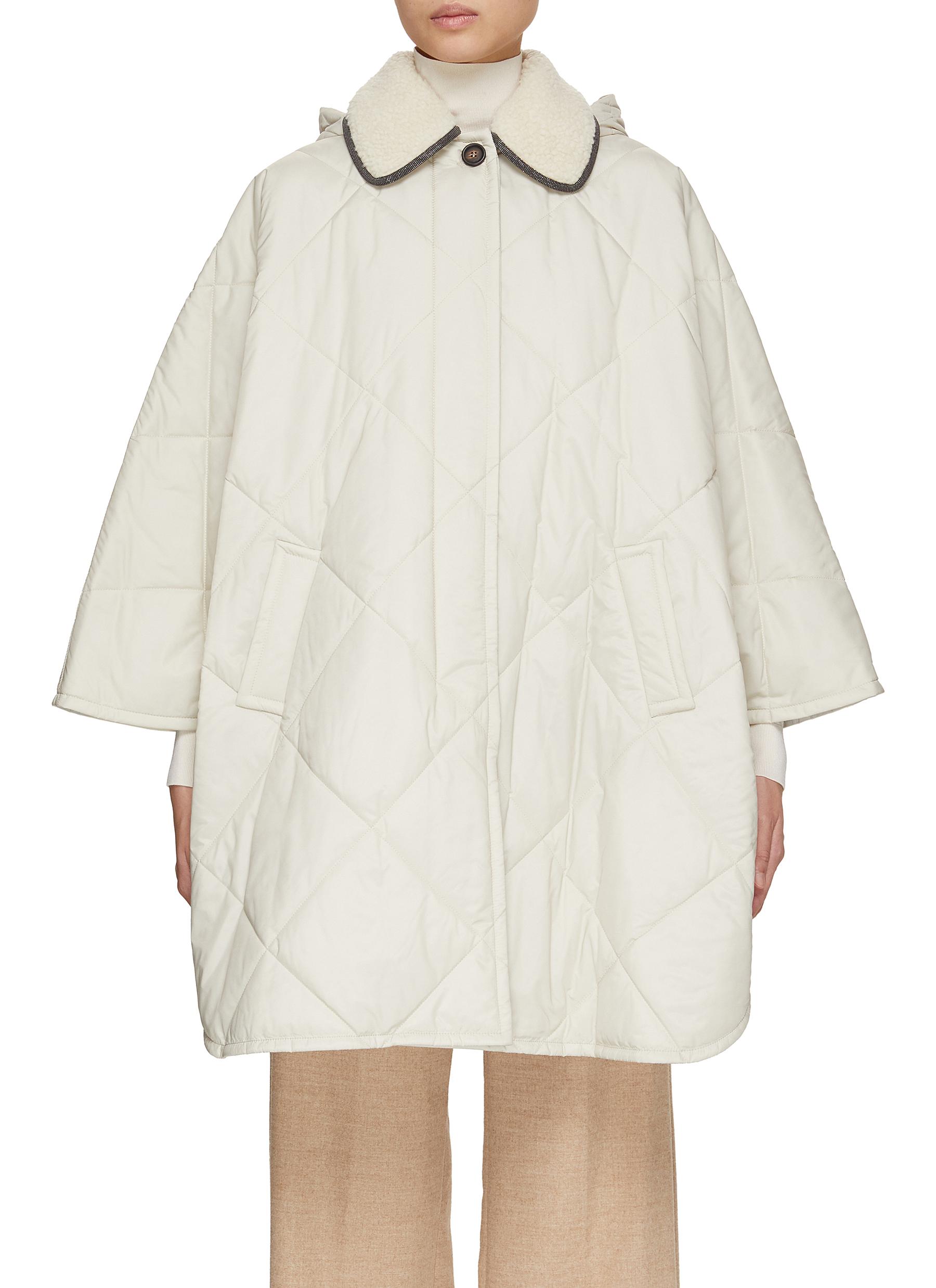 Alaia Hooded Cape Coat