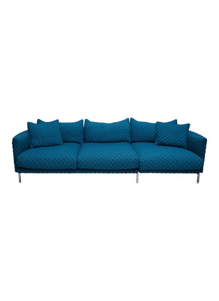 Main View - Click To Enlarge - MOROSO - Gentry Sofa — Caviar/Aquatic Blue