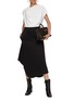 CALCATERRA - Asymmetric Hem Midi Skirt