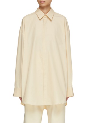 Main View - Click To Enlarge - CALCATERRA - Wide Body Poplin Shirt