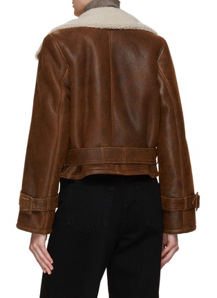 Shearling Biker Jacket