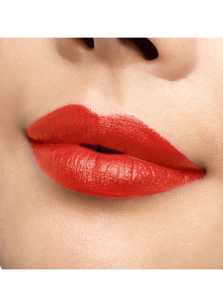 Front View - Click To Enlarge - CHRISTIAN LOUBOUTIN - Silky Satin On The Go Lipstick — 555 My Orange
