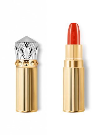 Main View - Click To Enlarge - CHRISTIAN LOUBOUTIN - Silky Satin On The Go Lipstick — 555 My Orange
