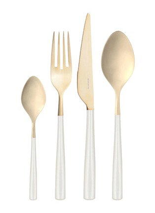 Main View - Click To Enlarge - CASA BUGATTI - Athena Champagne Cutlery Set — Set Of 24
