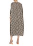 Back View - Click To Enlarge - BIYAN - Asa Wide Sleeve V-Neck Silk Print Loose Dress