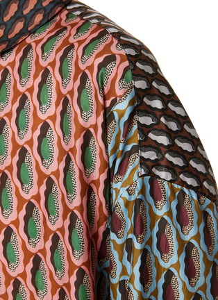  - BIYAN - Soren Silk Blend Patchwork Blouse