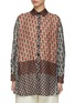 Main View - Click To Enlarge - BIYAN - Soren Silk Blend Patchwork Blouse