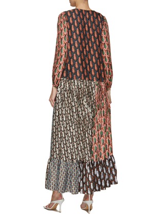 Back View - Click To Enlarge - BIYAN - Ganara Silk Blend Tiered Dress