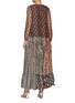 Back View - Click To Enlarge - BIYAN - Ganara Silk Blend Tiered Dress