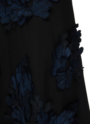  - BIYAN - Moraine Floral Appliqué Midi Skirt