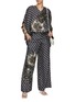 Figure View - Click To Enlarge - BIYAN - Panaia Printed Silk Wide Leg Pants