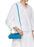 Figure View - Click To Enlarge - JIL SANDER - Mini Cannolo Leather Shoulder Bag