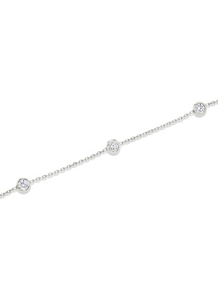 Detail View - Click To Enlarge - VRAI - 14k White Gold VRAI Created Diamond Bracelet