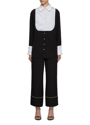 Main View - Click To Enlarge - ATELIER LE DIPLOMATE - Madison Silk Tuxedo Set