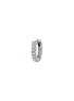 Main View - Click To Enlarge - MARIA TASH - 18k White Gold Diamond Five Row Pavé Hoop Earring