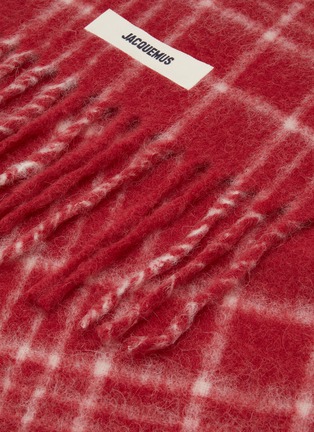 Detail View - Click To Enlarge - JACQUEMUS - L'écharpe Chequered Scarf
