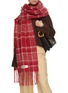 Figure View - Click To Enlarge - JACQUEMUS - L'écharpe Chequered Scarf
