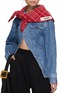 Figure View - Click To Enlarge - JACQUEMUS - Le Bandana Capullo Chequered Padded Bandana