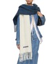 Figure View - Click To Enlarge - JACQUEMUS - L'écharpe Moisson Two-Tone Scarf