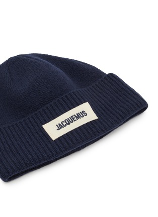 Detail View - Click To Enlarge - JACQUEMUS - Le Bonnet Wool Knit Beanie