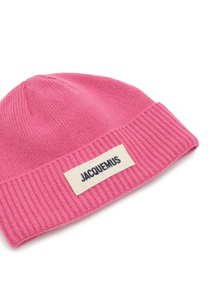 Detail View - Click To Enlarge - JACQUEMUS - Le Bonnet Wool Knit Beanie