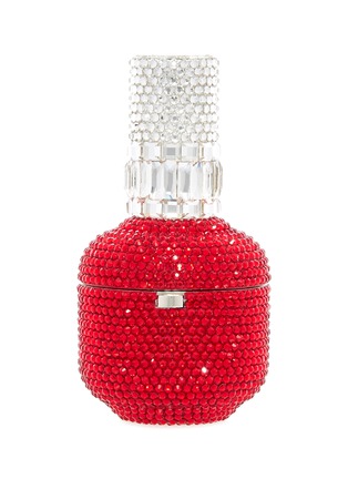 Main View - Click To Enlarge - JUDITH LEIBER - Nail Polish Crystal Embellished Pillbox — Really Red