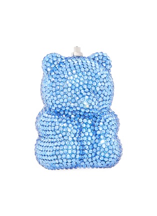 Main View - Click To Enlarge - JUDITH LEIBER - Gummy Bear Crystal Embellished Pillbox —Sapphire