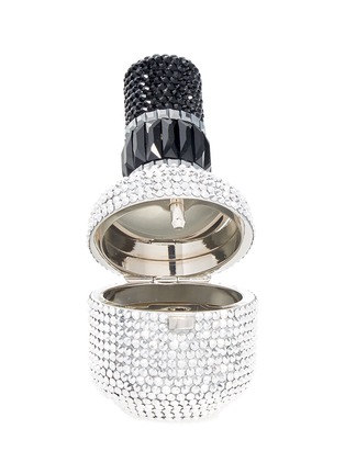Detail View - Click To Enlarge - JUDITH LEIBER - Nail Polish Crystal Embellished Pillbox — Really Red