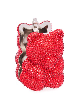 Detail View - Click To Enlarge - JUDITH LEIBER - Gummy Bear Crystal Embellished Pillbox — Light Siam